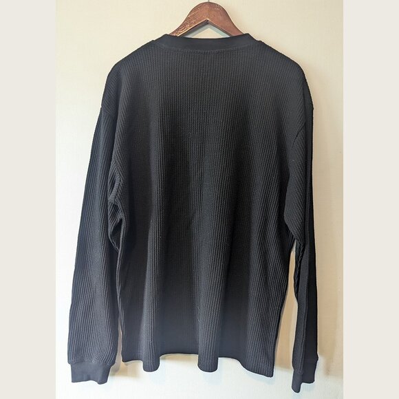 PLEASURES - Black cotton sweater - Sz L - Picture 3 of 7